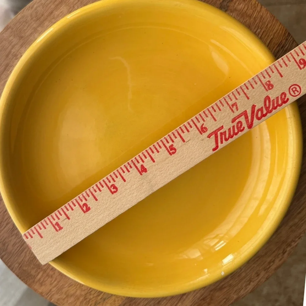 Pottery Barn Colorful Serve Yellow Salad Plates Set of 3 Replacement Stonewear